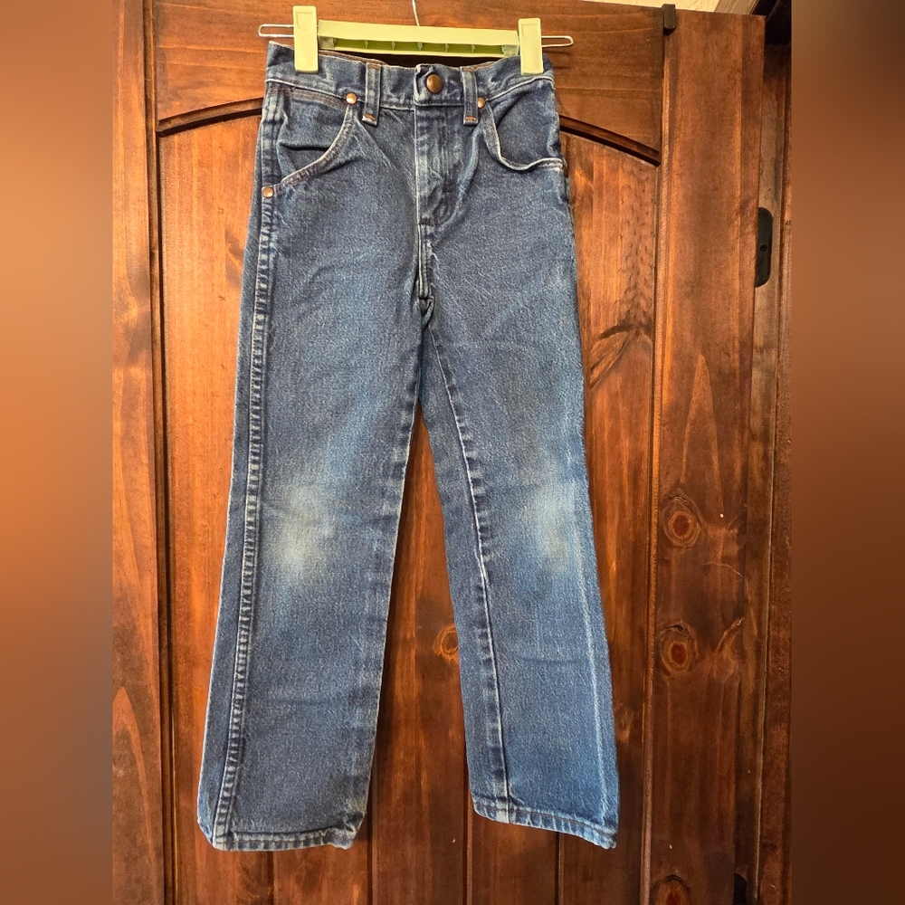 Classic Wrangler Blue Denim Jeans for Boys